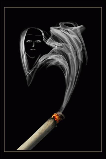 Obrázek dym z cigarety