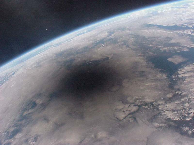 Obrázek eclipse from space