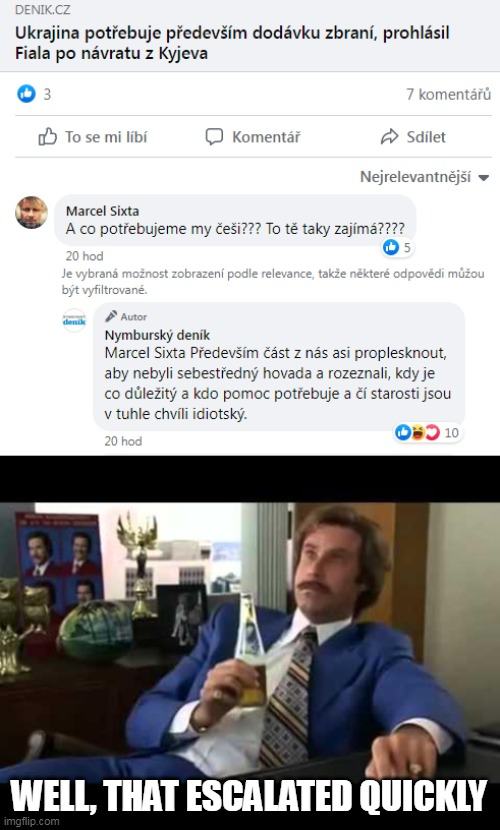 Obrázek eskalace denik