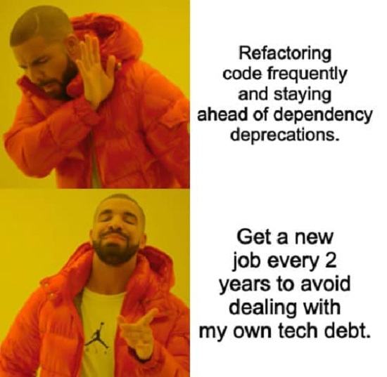 Obrázek every javascript developer now