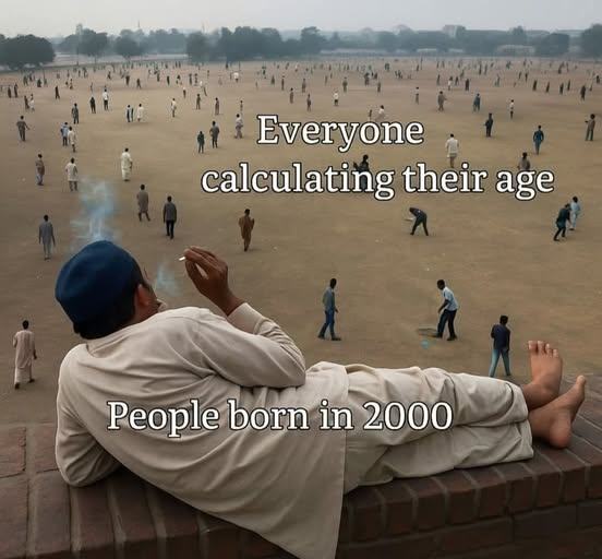 Obrázek everyone calculating their age