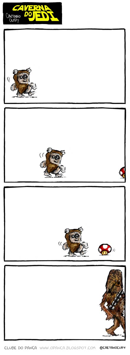 Obrázek evoluce Ewok