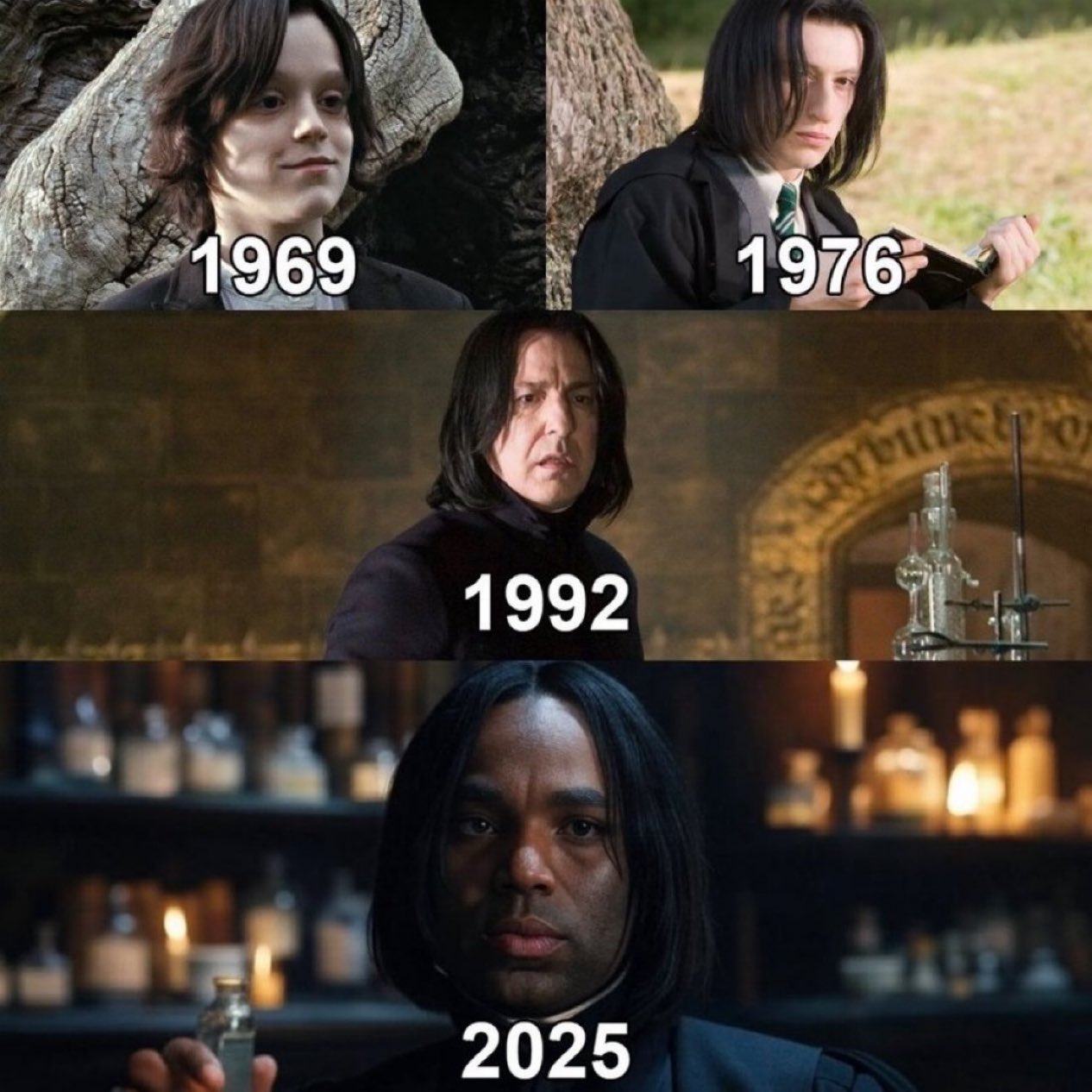Obrázek evoluce Snape