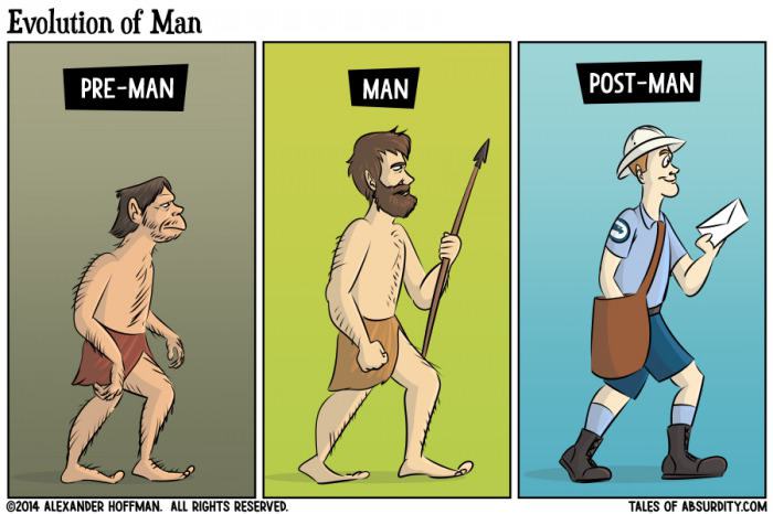 Obrázek evolution of men