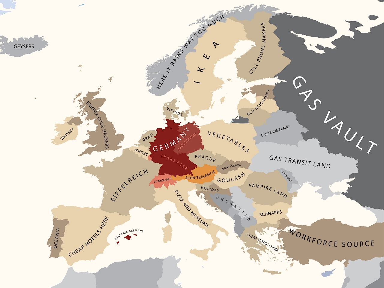 Obrázek evropa podle nemecka