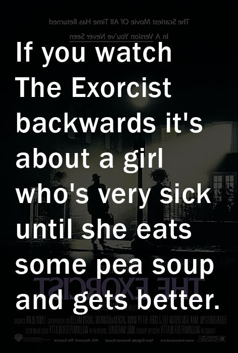 Obrázek exorcista odzadu