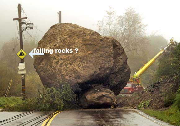 Obrázek falling rocks