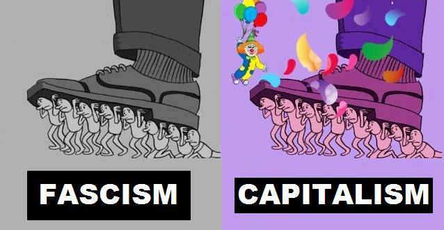 Obrázek fascism vs capitalism