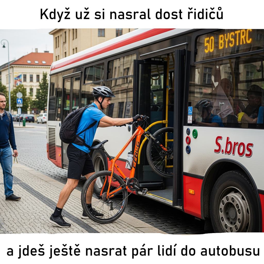 Obrázek fekalie v autobuse
