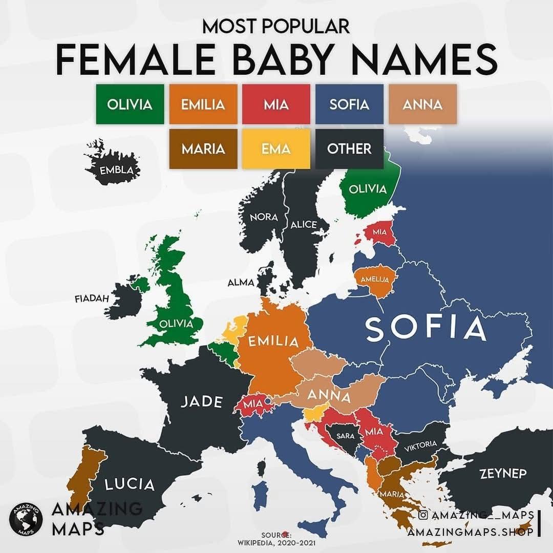 Obrázek female baby names