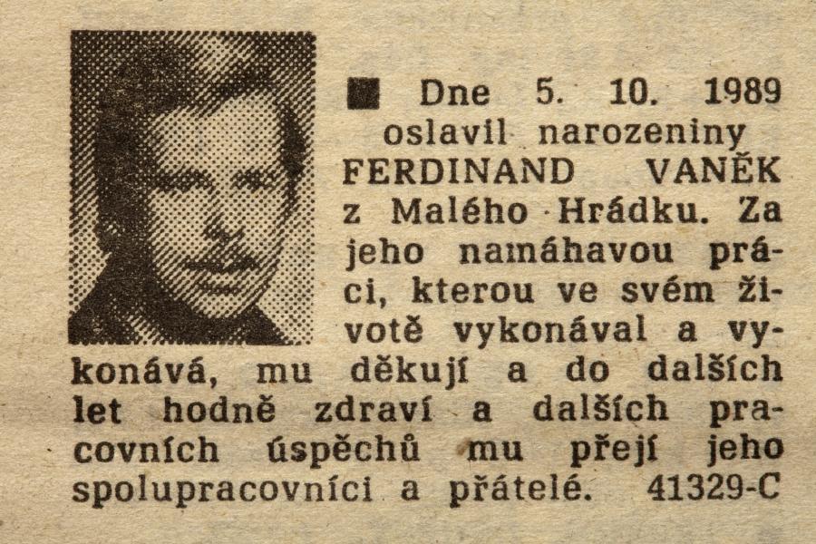 Obrázek ferdinand vanek   