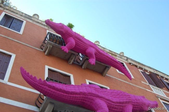Obrázek fialovej krokodil