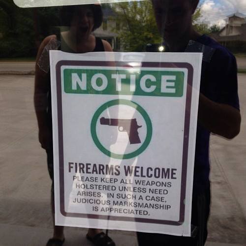 Obrázek firearms welcome
