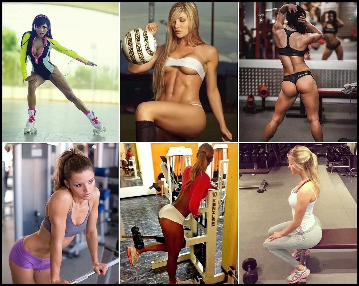 Obrázek fit girls that are almost too hot to handle
