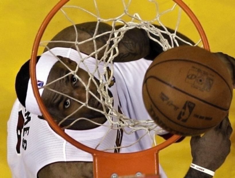Obrázek foto tyzdna - LeBron James v druhom finalovom zapase NBA
