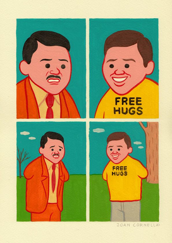 Obrázek free hugs-Cornella