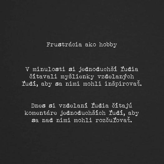 Obrázek frustation like hobby