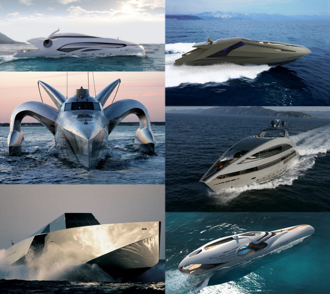 Obrázek futuristic yacht designs