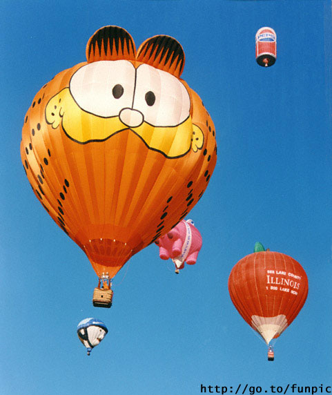 Obrázek garfield-balon