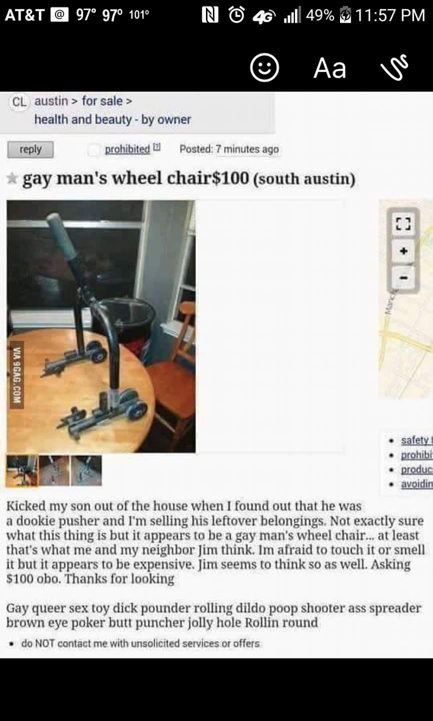 Obrázek gay mans wheel chair