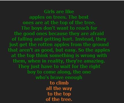 Obrázek girls are like apples