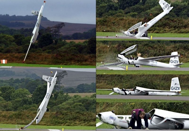 Obrázek glider crash