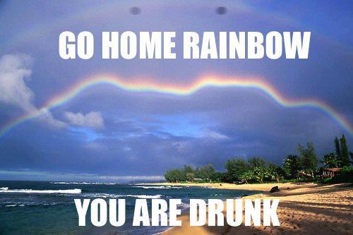 Obrázek go home rainbow