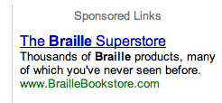 Obrázek google braille