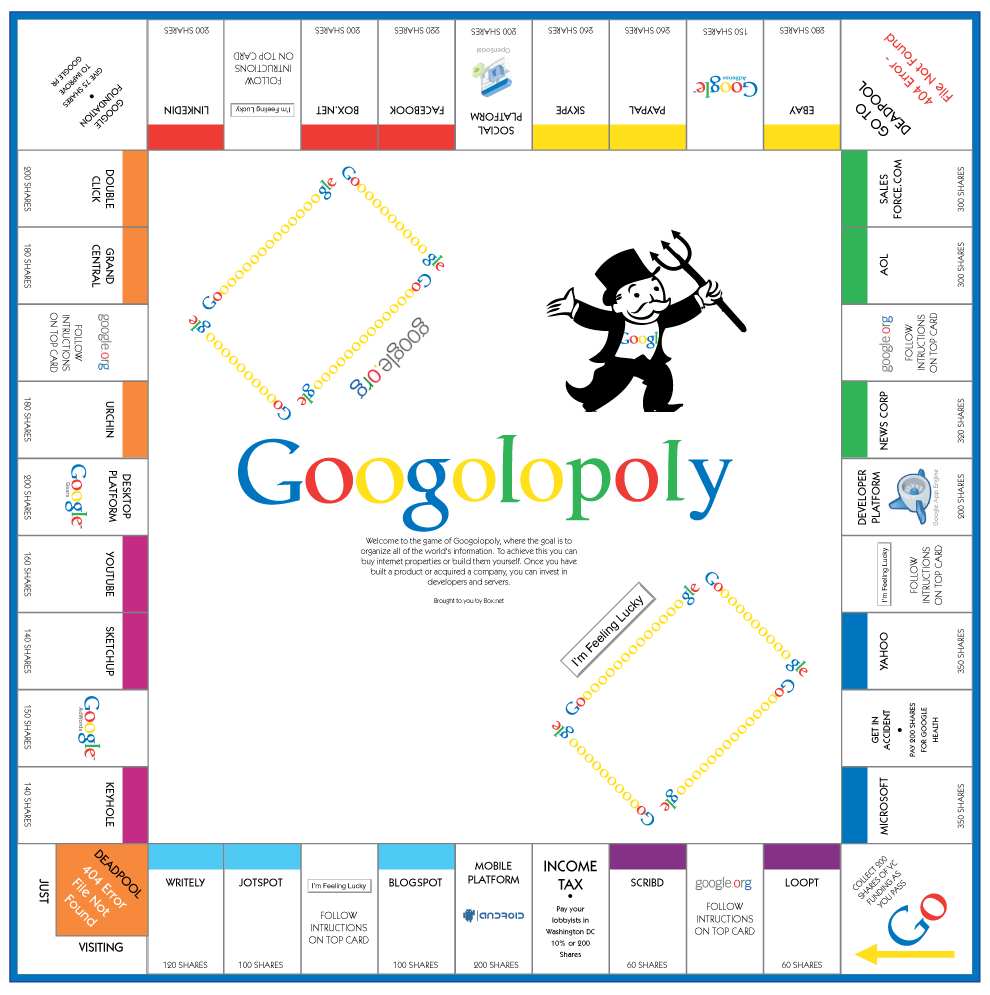 Obrázek google monopoly