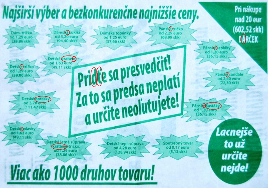 Obrázek gramaticke okienko - negramotni spameri