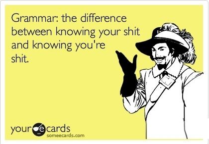 Obrázek grammer your you are