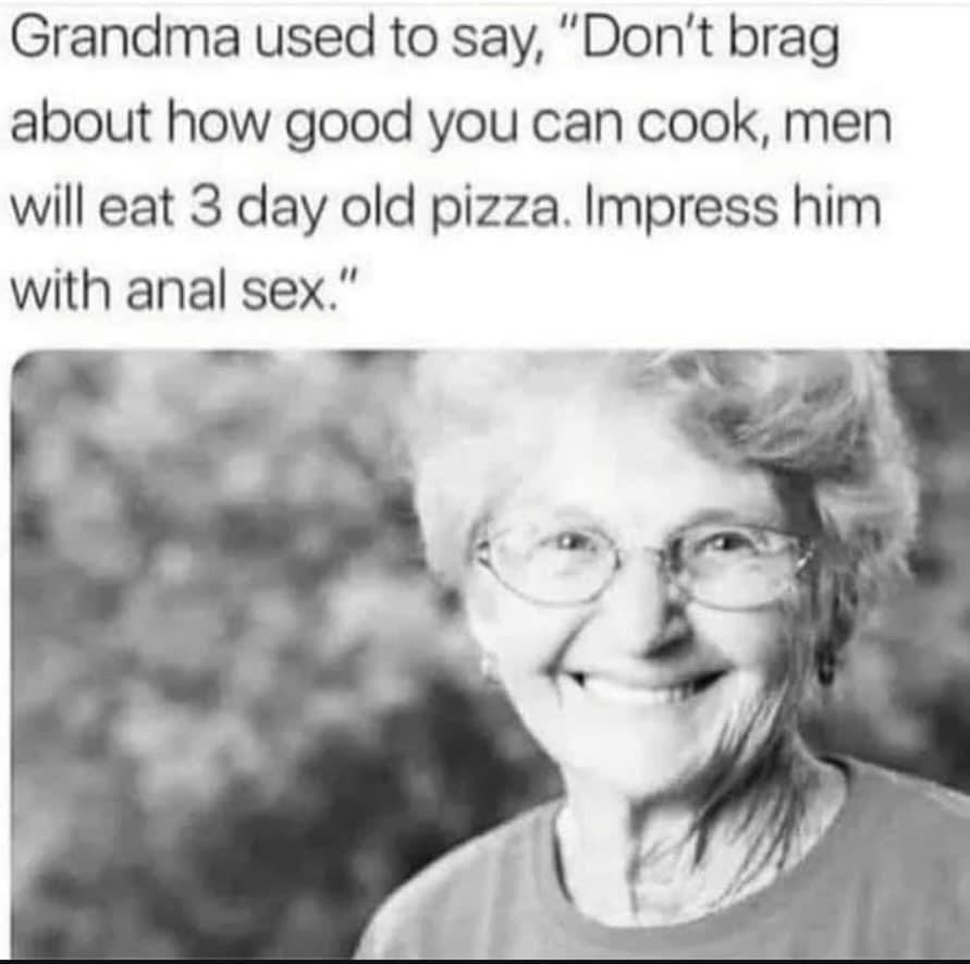 Obrázek grandma knows ewww