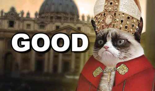 Obrázek grumpy pope