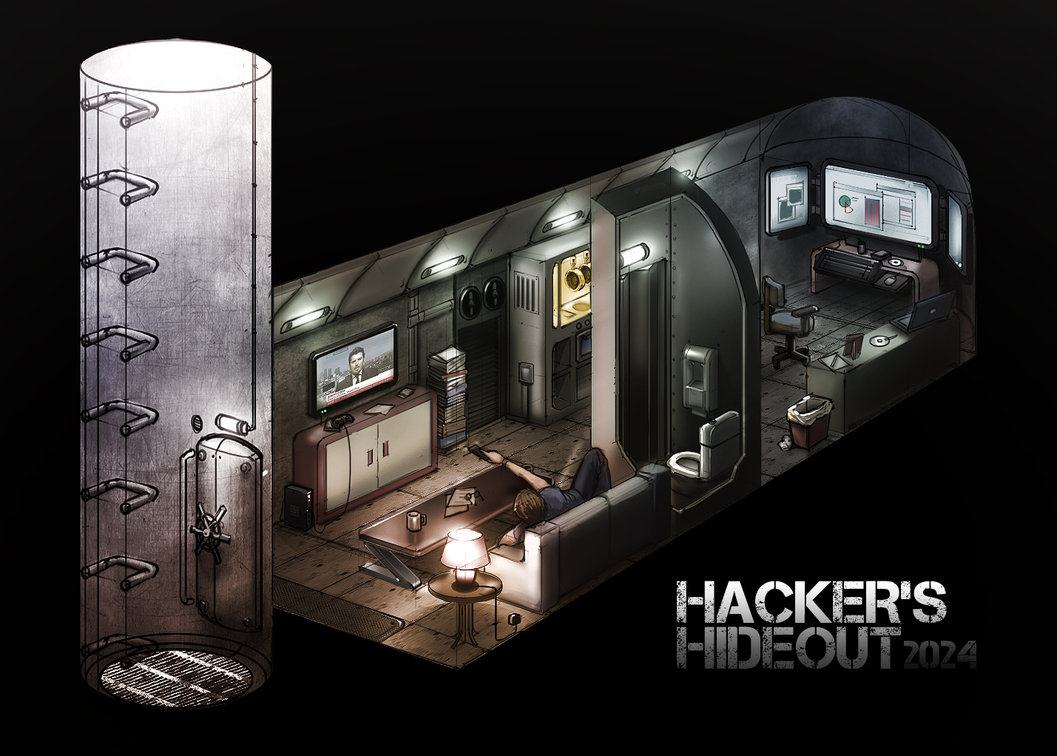 Obrázek hackers hideout 2024