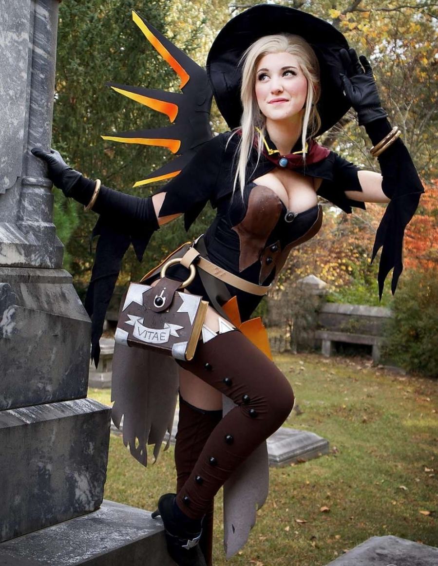 Obrázek halloween mercy cosplay