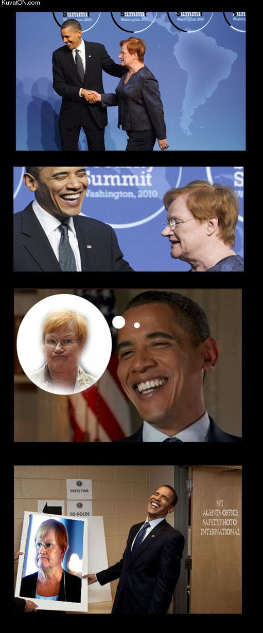 Obrázek halonen obama