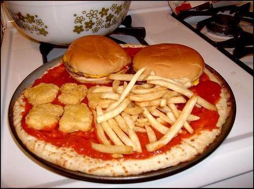 Obrázek hamburgerova pizza 1