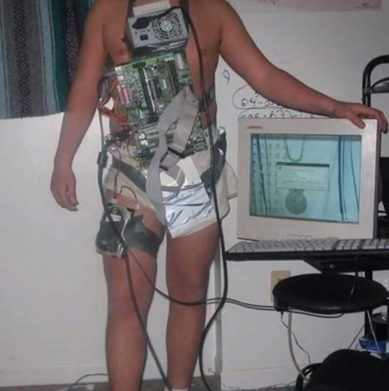 Obrázek hardcore cyborg from 90s