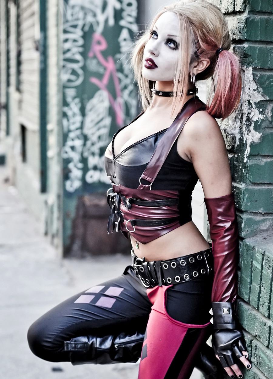 Obrázek harley quinn cosplay