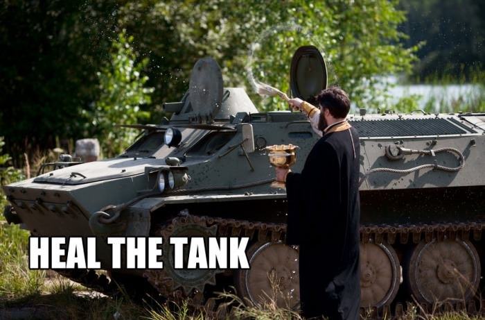 Obrázek heal the tank in games