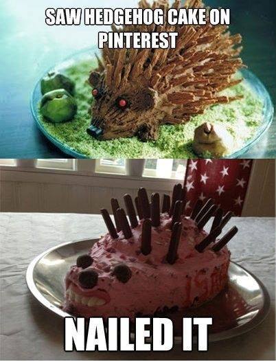 Obrázek hedgehog cake