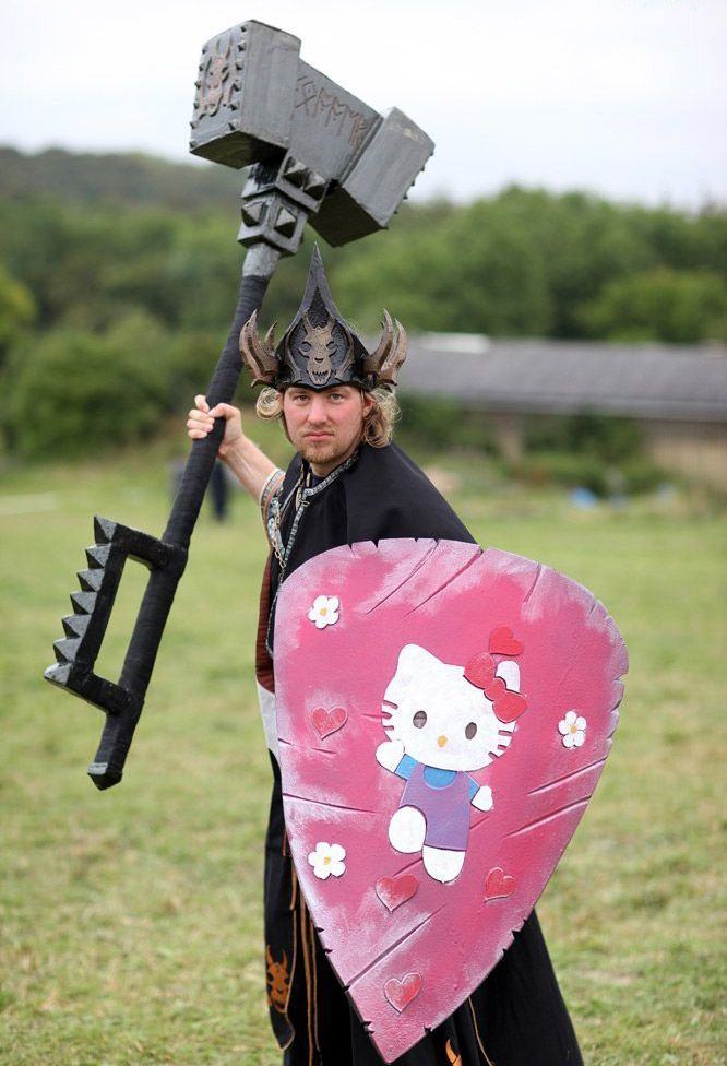 Obrázek hello kitty warrior