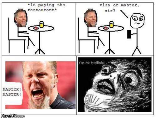 Obrázek hetfield mastercard comic