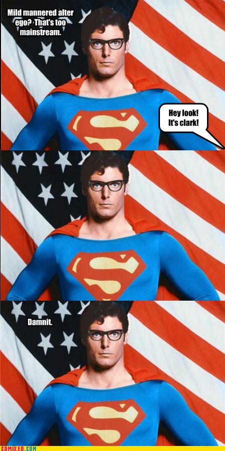 Obrázek hipster superman