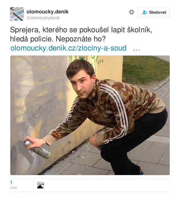 Obrázek hleda se sprejer