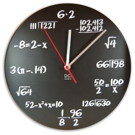 Obrázek hodiny pro matematika
