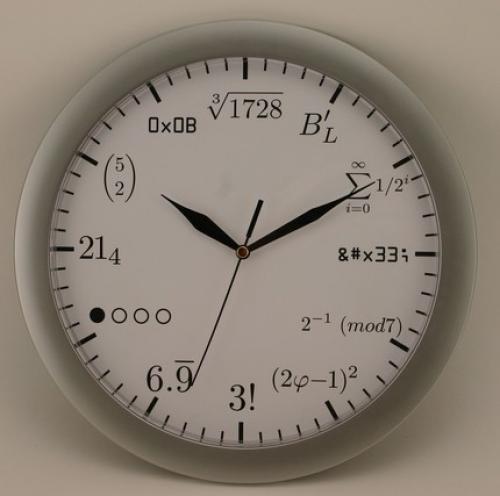 Obrázek hodiny pro matfyzaka