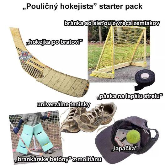 Obrázek hokejista starter pack