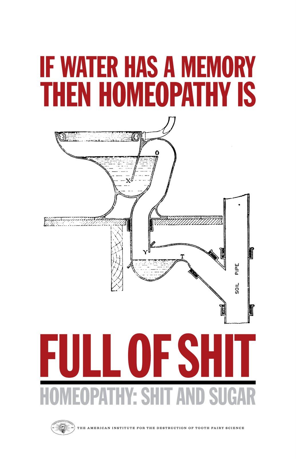 Obrázek homeopathy shit and sugar