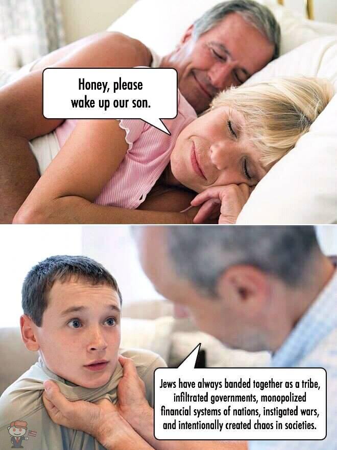 Obrázek honey please wake up our son